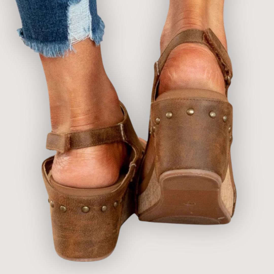 ANNE – COMFY WEDGE SANDALS