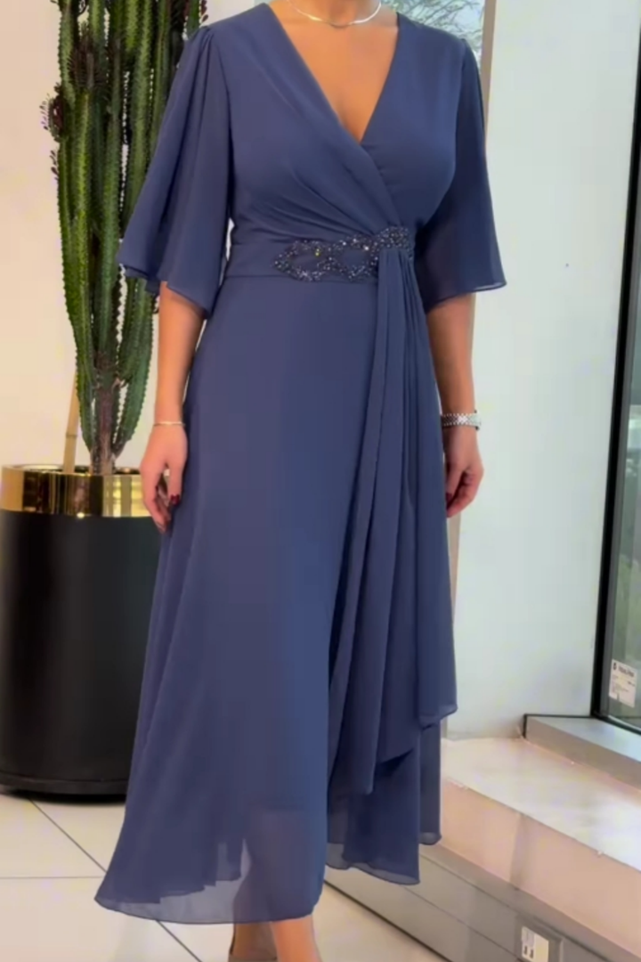 ELMA – Elegant Flowing Midi Dress