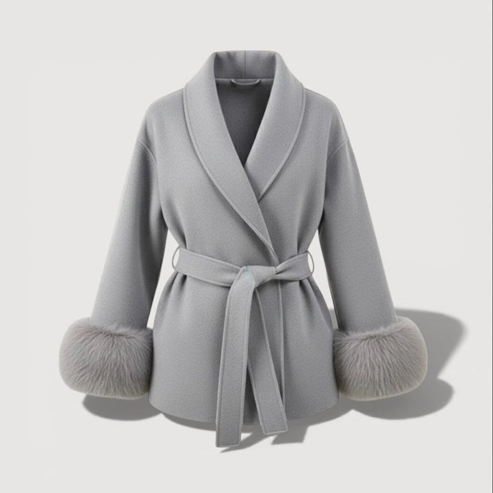 JULIA – BELTED WRAP COAT