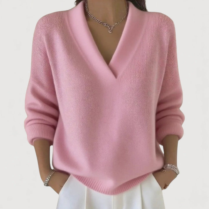 MERLIE – RELAXED V-NECK