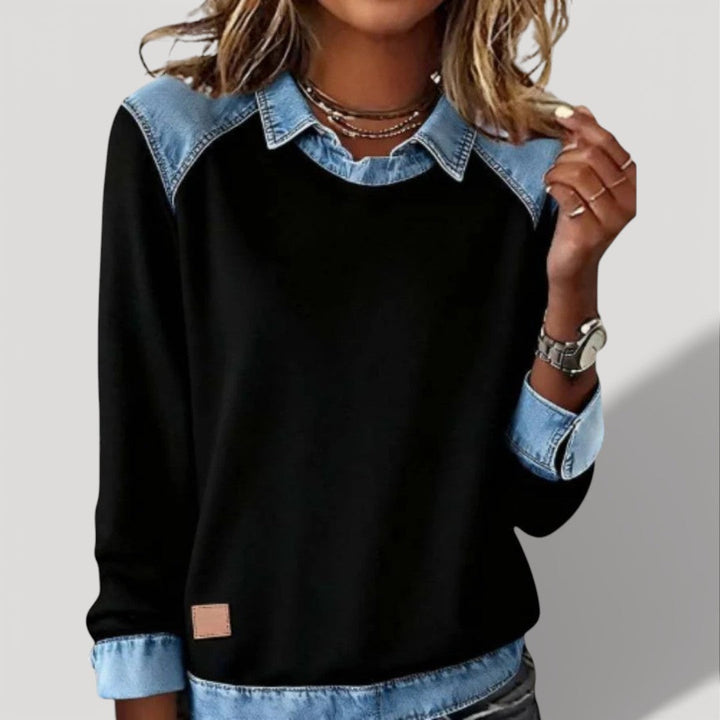 SILVIA – COLLARED JUMPER