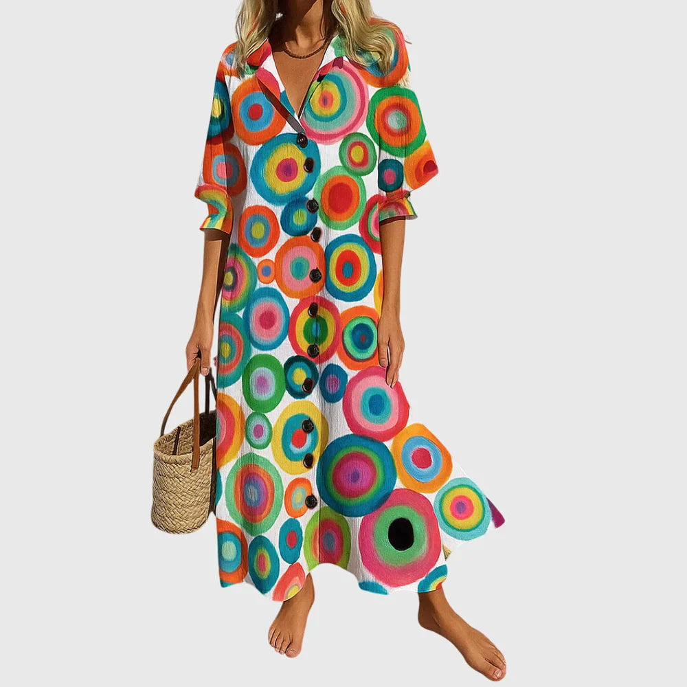 Zariah | Elegant Bohemian Maxi Dress