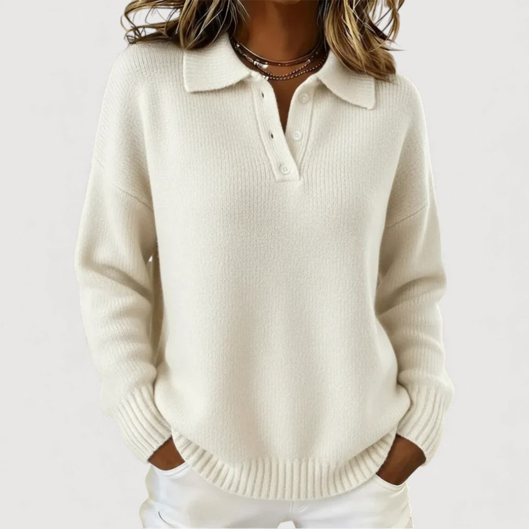 ISABEL – COSY COLLARED KNIT