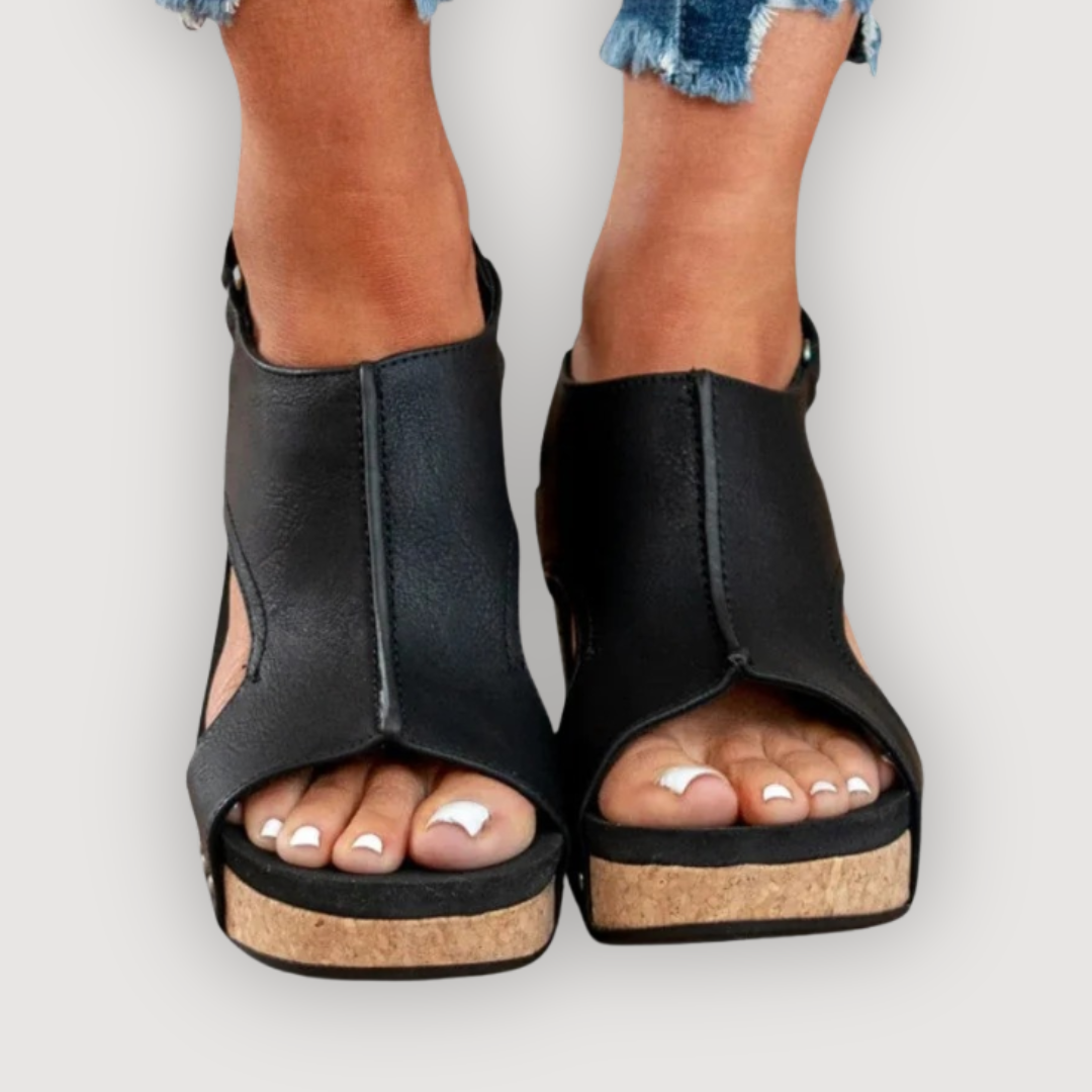 ANNE – COMFY WEDGE SANDALS