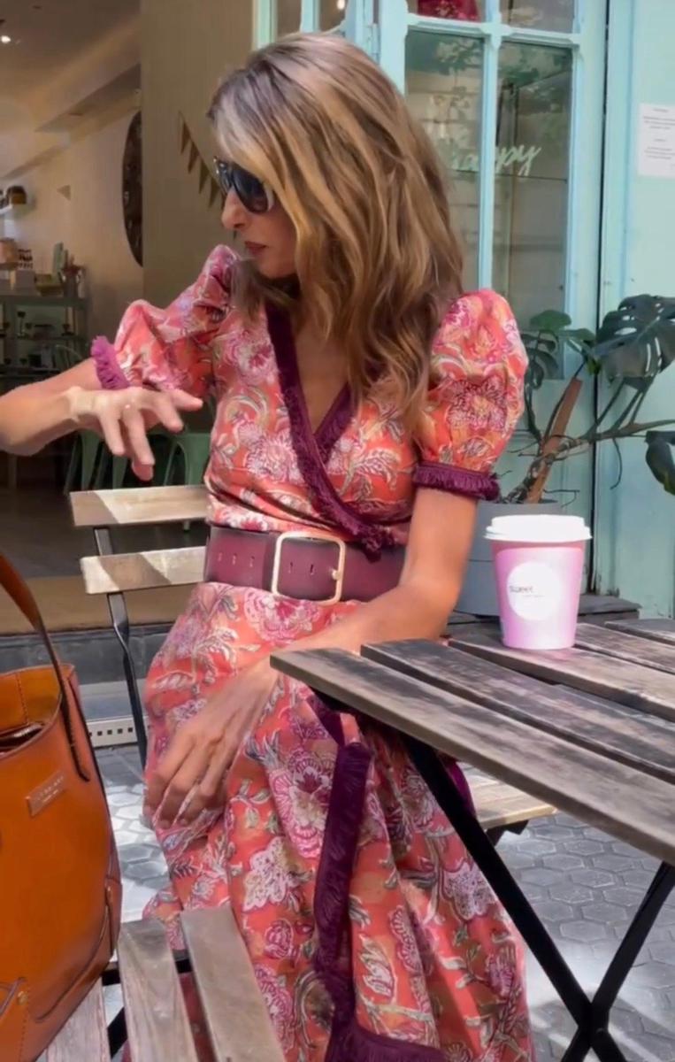 Sarah | Elegant Pink Maxi Dress