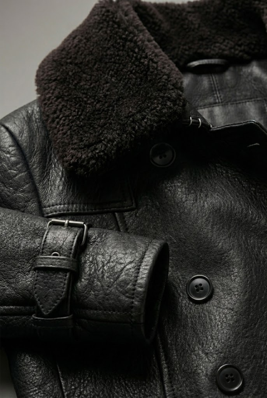 Teodora - Abrigo Elegante de cuero