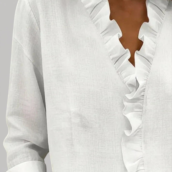 CRISTINE –  RUFFLED BLOUSE