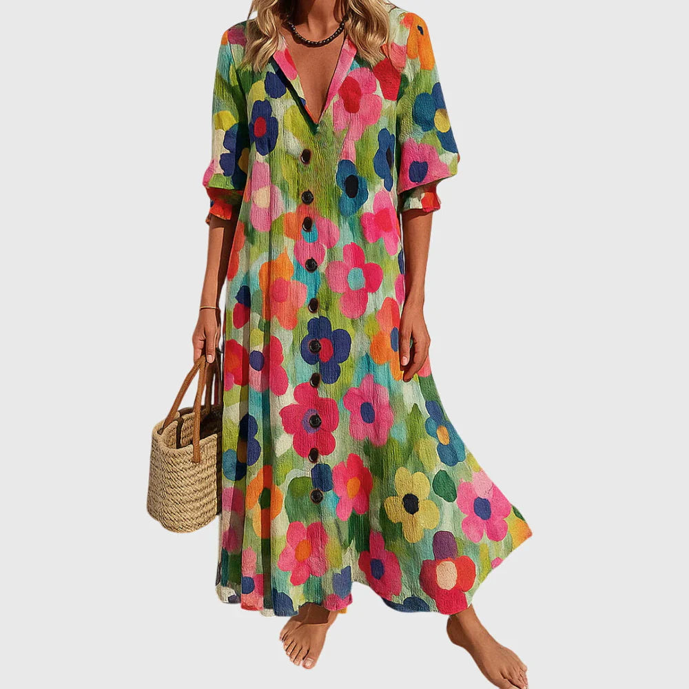 Zariah | Elegant Bohemian Maxi Dress