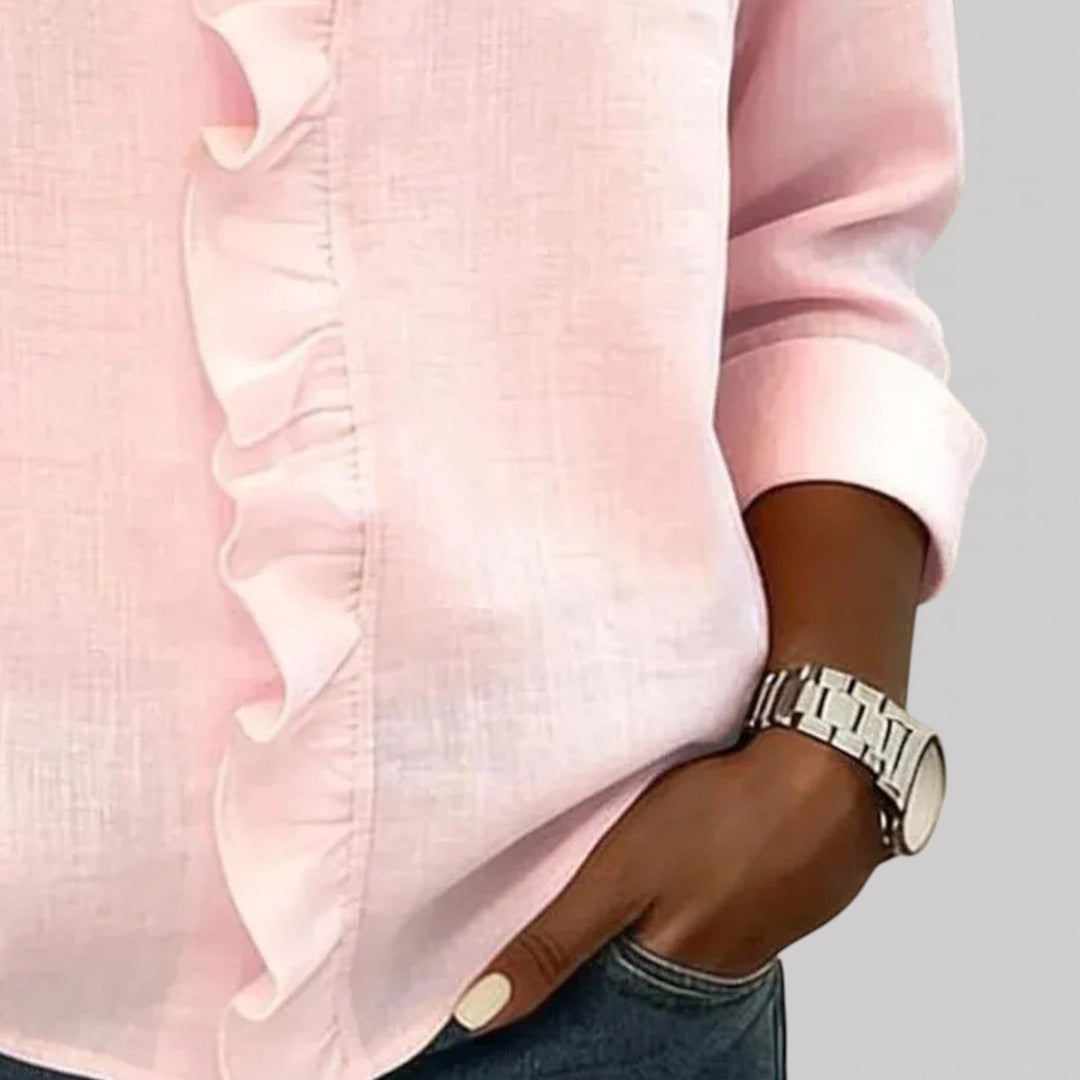 CRISTINE –  RUFFLED BLOUSE