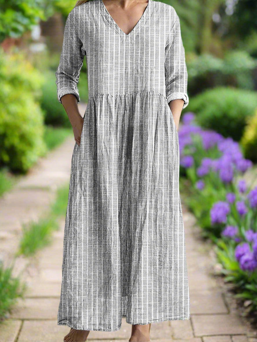Viola™ | Heritage Stripe Casual Dress