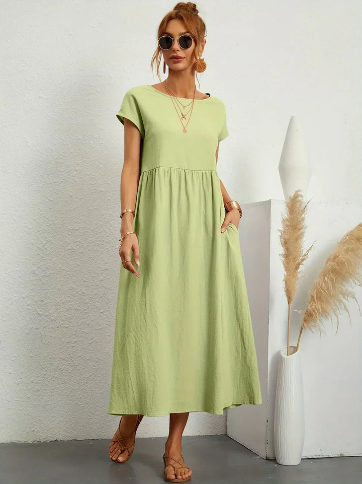 Gabrielle™ — Elegant Flowing Midi Dress