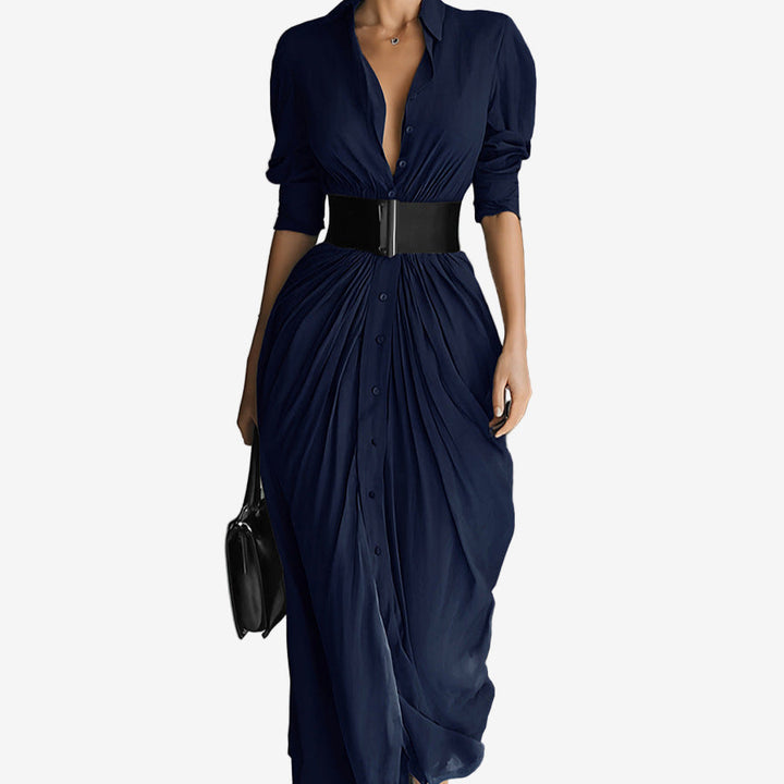 Coral - Bata de Manga Larga