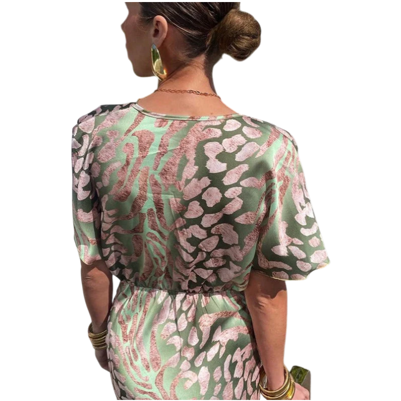 The Nela Wrap Maxi Dress