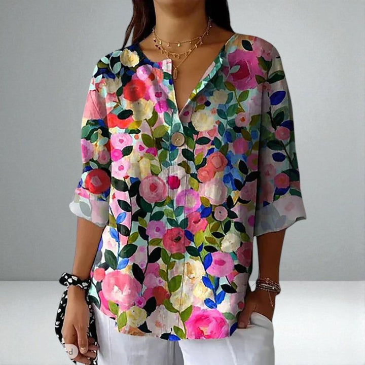 The Ava Floral Blouse