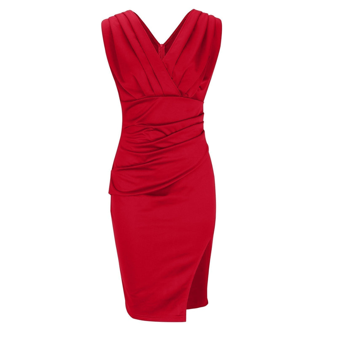 Adrienne™ — Elegant Draped Dress with Sculpted Silhouette