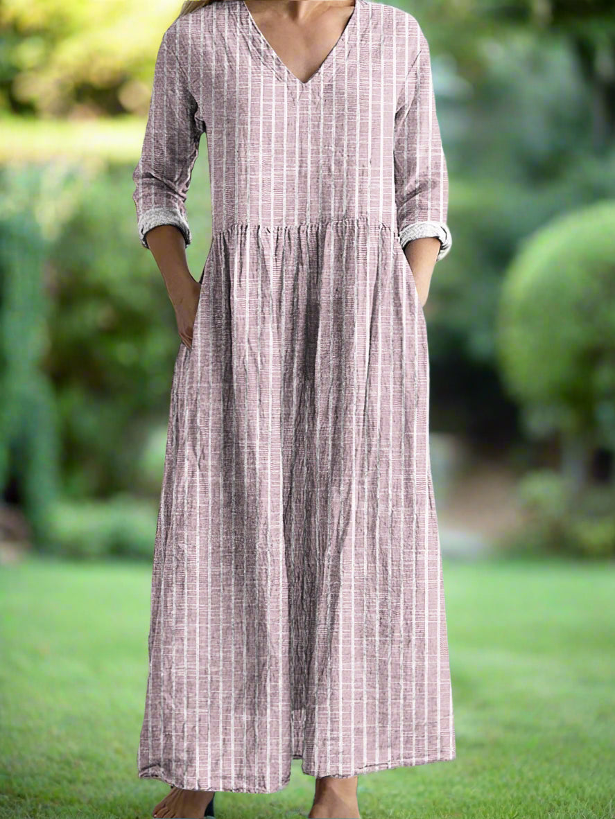 Viola™ | Heritage Stripe Casual Dress