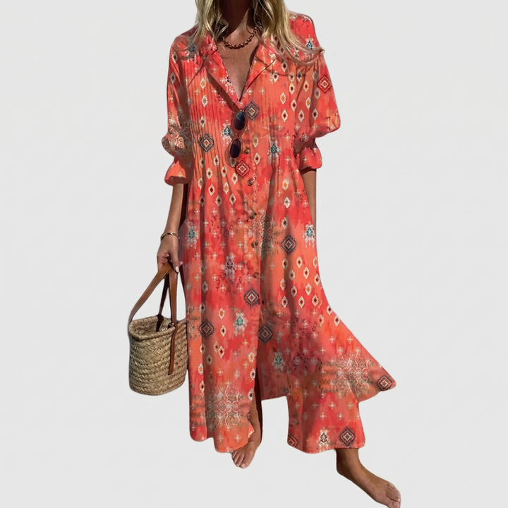 Zariah | Elegant Bohemian Maxi Dress