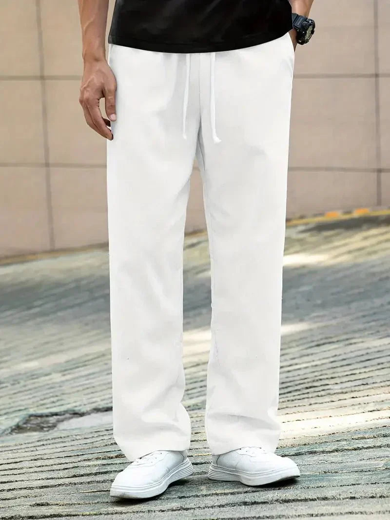 Pantalón de verano casual Valerio de lino