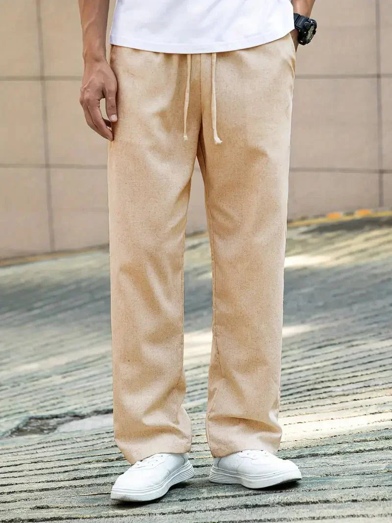 Pantalón de verano casual Valerio de lino