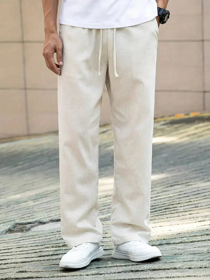 Pantalón de verano casual Valerio de lino