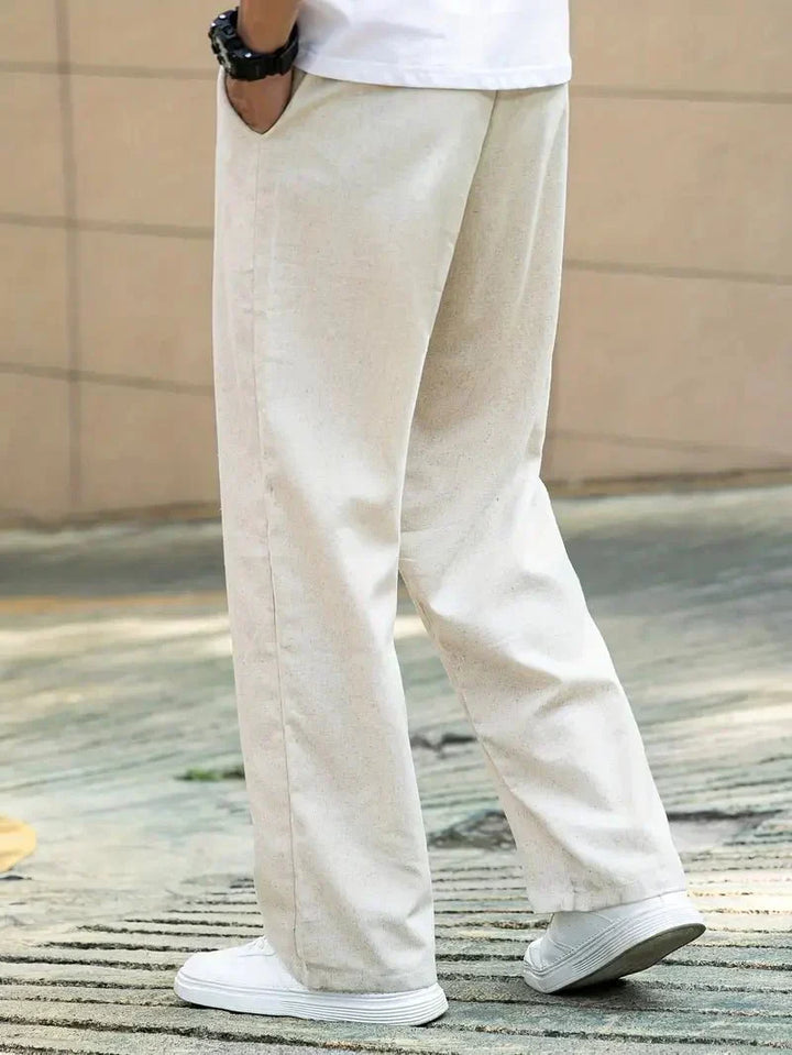 Pantalón de verano casual Valerio de lino
