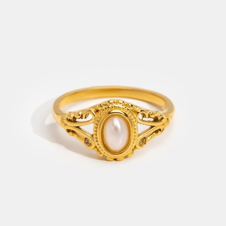 LILY – VINTAGE PEARL RING